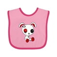 thumbnail image 1 of Inktastic Goth Bunny Boys or Girls Baby Bib, 1 of 4