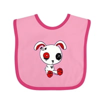 Inktastic Goth Bunny Boys or Girls Baby Bib