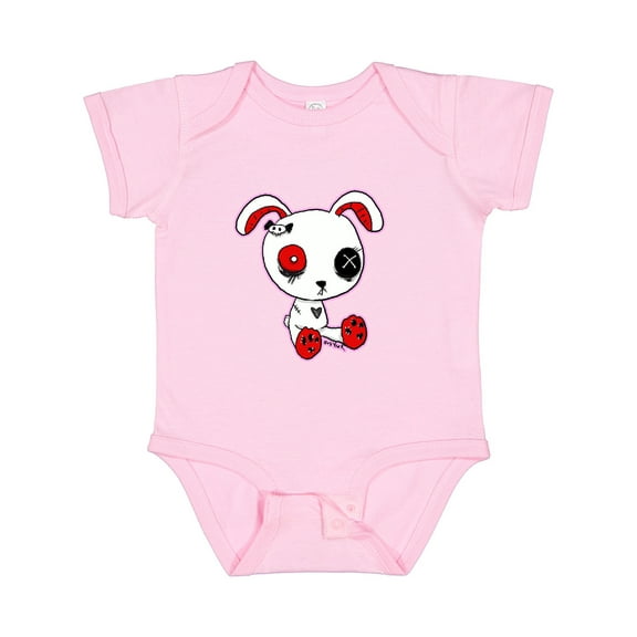 Inktastic Goth Bunny Boys or Girls Baby Bodysuit