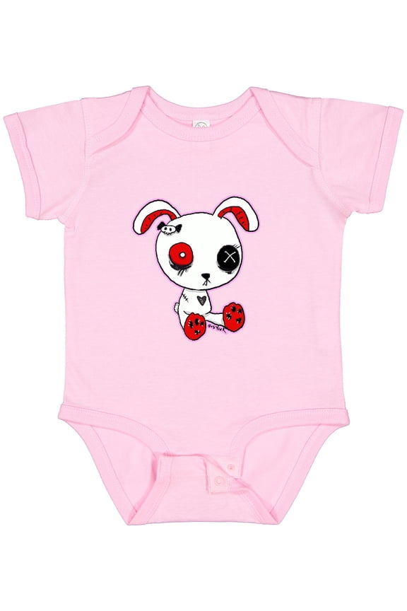 Goth Bunny Boys or Girls Baby Bodysuit