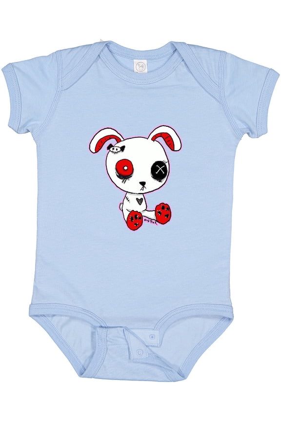 Goth Bunny Boys or Girls Baby Bodysuit