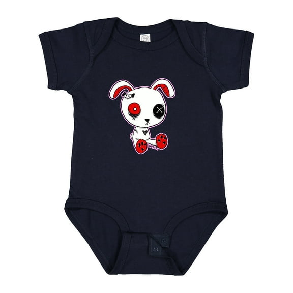 Inktastic Goth Bunny Boys or Girls Baby Bodysuit
