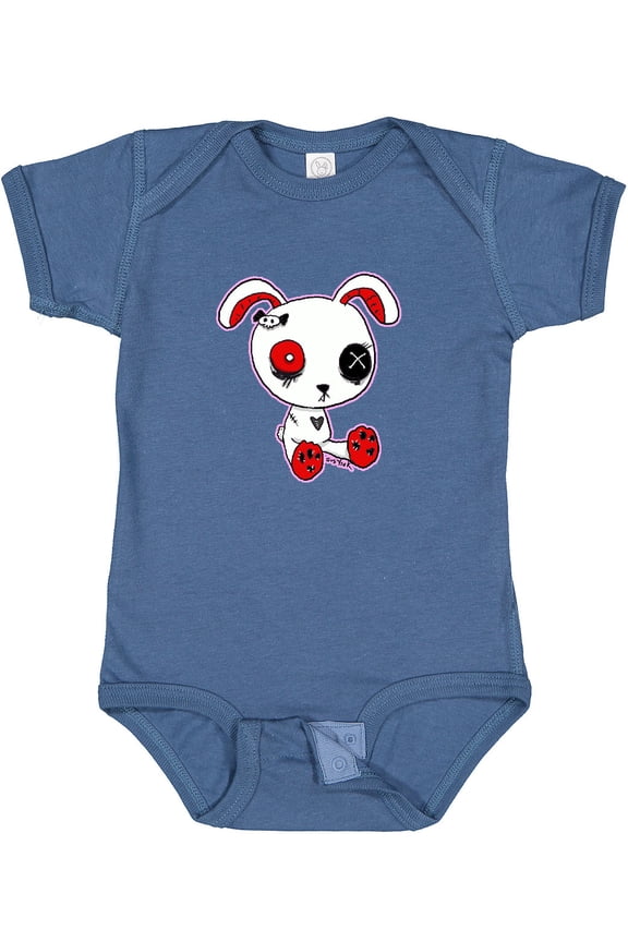 Goth Bunny Boys or Girls Baby Bodysuit