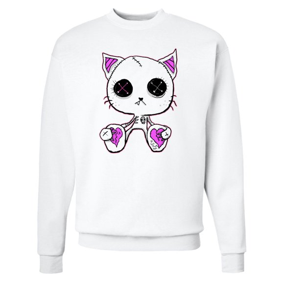 Inktastic Goth Kitty Adult Sweatshirt