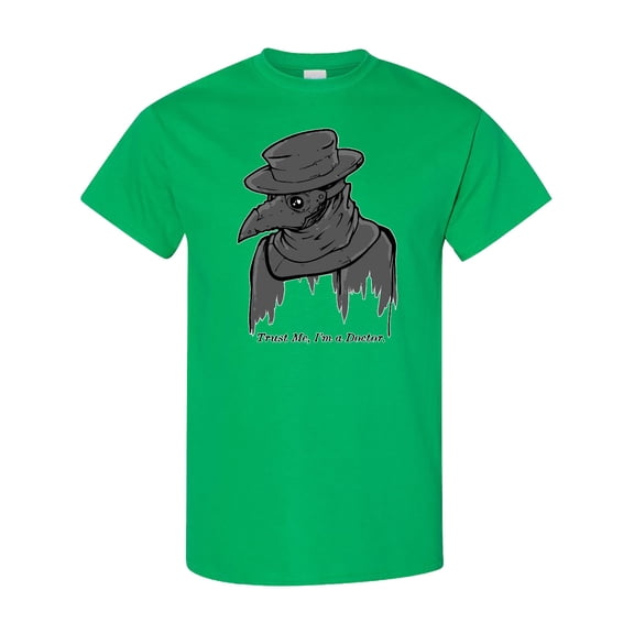 Inktastic Goth Plague Doctor 'trust Me I'm a Doctor.' T-Shirt
