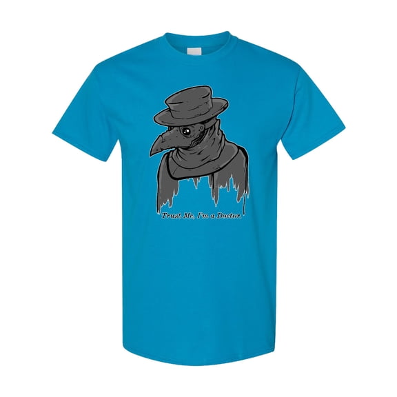 Inktastic Goth Plague Doctor 'trust Me I'm a Doctor.' T-Shirt