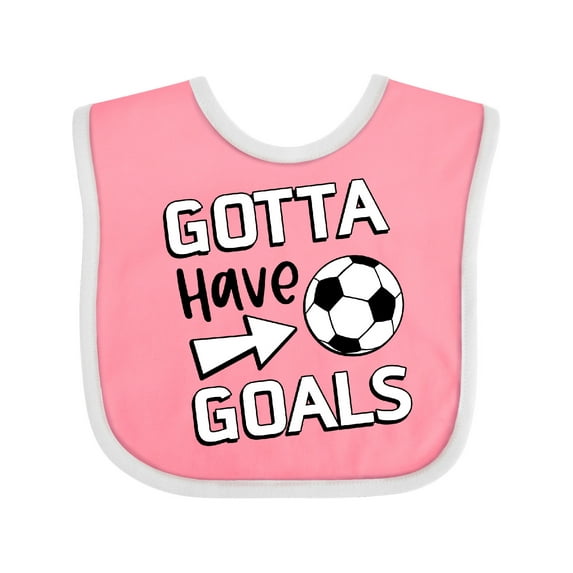 Inktastic Gotta Have Goals- Soccer Boys or Girls Baby Bib