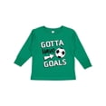 thumbnail image 1 of Inktastic Gotta Have Goals- Soccer Boys or Girls Long Sleeve Toddler T-Shirt, 1 of 5