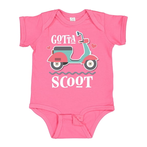 Inktastic Gotta Scoot Cute Scooter Girls Baby Bodysuit