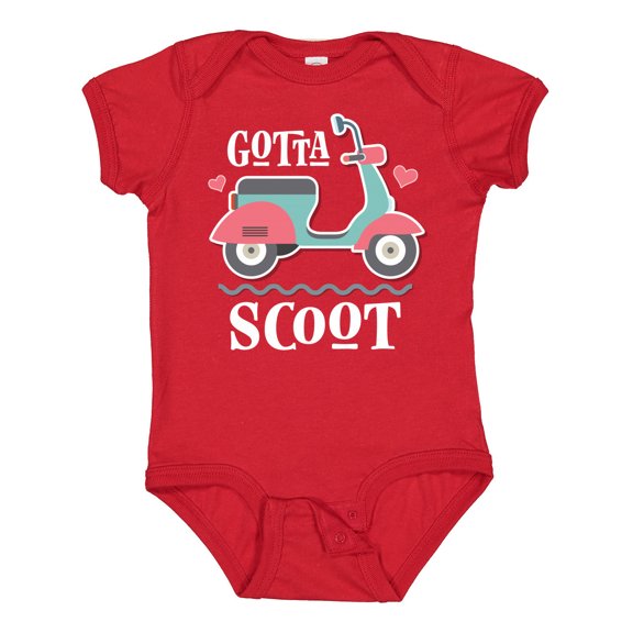 Inktastic Gotta Scoot Cute Scooter Girls Baby Bodysuit