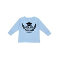 thumbnail image 1 of Inktastic Grad Squad with Graduation Cap and Wings Boys or Girls Long Sleeve Toddler T-Shirt, 1 of 5