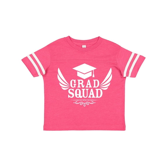 Inktastic Grad Squad with Graduation Cap and Wings Boys or Girls Toddler T-Shirt