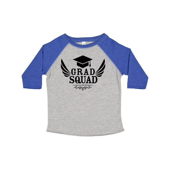 Inktastic Grad Squad with Graduation Cap and Wings Boys or Girls Toddler T-Shirt