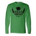 thumbnail image 1 of Inktastic Grad Squad with Graduation Cap and Wings Long Sleeve T-Shirt, 1 of 5