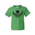 thumbnail image 1 of Inktastic Grad Squad with Graduation Cap and Wings Youth T-Shirt, 1 of 5