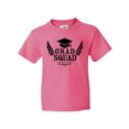 thumbnail image 1 of Inktastic Grad Squad with Graduation Cap and Wings Youth T-Shirt, 1 of 5
