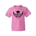 thumbnail image 1 of Inktastic Grad Squad with Graduation Cap and Wings Youth T-Shirt, 1 of 5