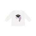 thumbnail image 1 of Inktastic Graduation Cap Unicorn Boys or Girls Long Sleeve Toddler T-Shirt, 1 of 5