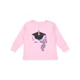 thumbnail image 1 of Inktastic Graduation Cap Unicorn Boys or Girls Long Sleeve Toddler T-Shirt, 1 of 5
