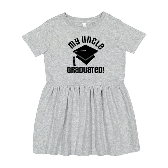 Inktastic Graduation My Uncle Graduated Girls Toddler Dress