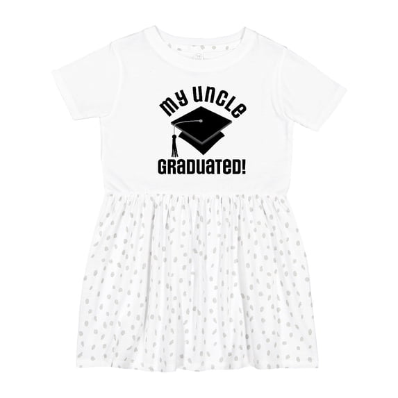 Inktastic Graduation My Uncle Graduated Girls Toddler Dress