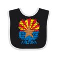 thumbnail image 1 of Inktastic Graffiti Arizona State Flag Boys or Girls Baby Bib, 1 of 4