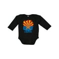 thumbnail image 1 of Inktastic Graffiti Arizona State Flag Boys or Girls Long Sleeve Baby Bodysuit, 1 of 5