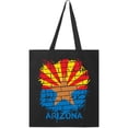 thumbnail image 1 of Inktastic Graffiti Arizona State Flag Tote Bag, 1 of 3