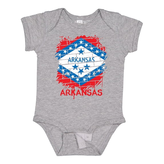 Inktastic Graffiti Arkansas State Flag Boys or Girls Baby Bodysuit