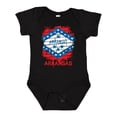 thumbnail image 1 of Inktastic Graffiti Arkansas State Flag Boys or Girls Baby Bodysuit, 1 of 5