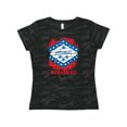 thumbnail image 1 of Inktastic Graffiti Arkansas State Flag Women's T-Shirt, 1 of 5
