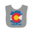 thumbnail image 1 of Inktastic Graffiti Colorado State Flag Boys or Girls Baby Bib, 1 of 4