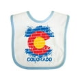 thumbnail image 1 of Inktastic Graffiti Colorado State Flag Boys or Girls Baby Bib, 1 of 4