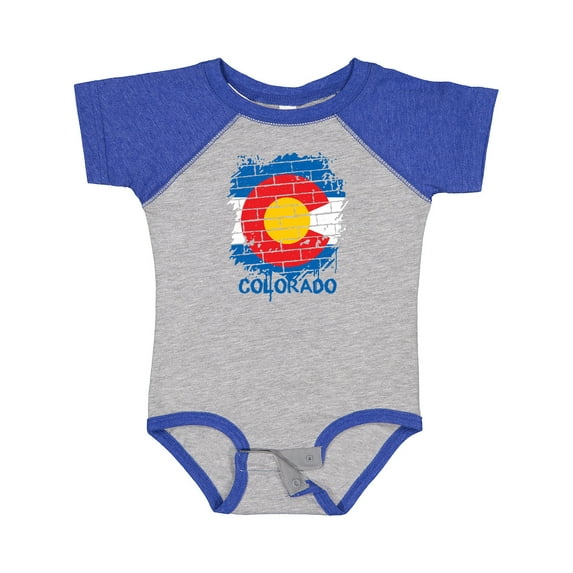 Inktastic Graffiti Colorado State Flag Boys or Girls Baby Bodysuit
