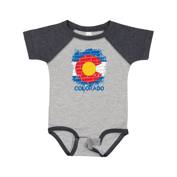 Inktastic Graffiti Colorado State Flag Boys or Girls Baby Bodysuit