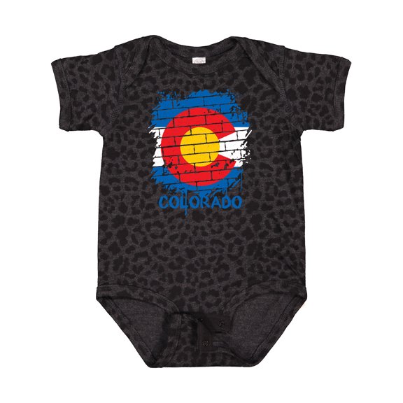 Inktastic Graffiti Colorado State Flag Boys or Girls Baby Bodysuit