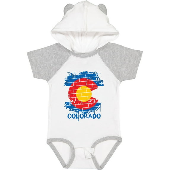 Inktastic Graffiti Colorado State Flag Boys or Girls Baby Bodysuit