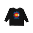 thumbnail image 1 of Inktastic Graffiti Colorado State Flag Boys or Girls Long Sleeve Toddler T-Shirt, 1 of 5