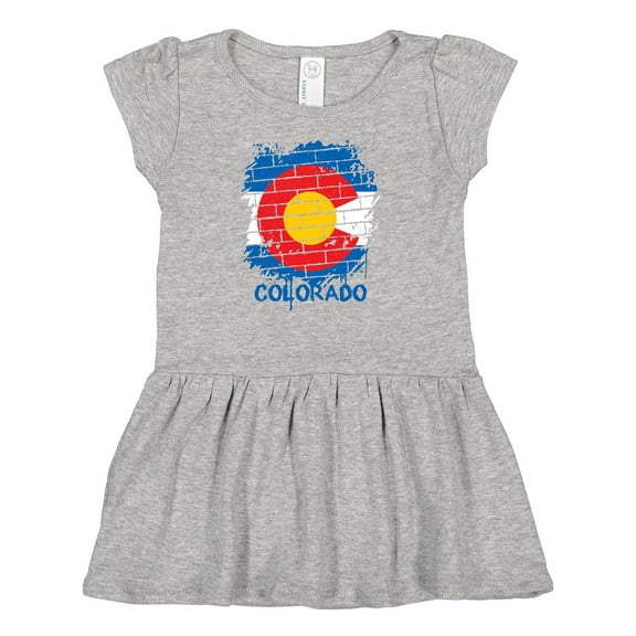 Inktastic Graffiti Colorado State Flag Girls Baby Dress