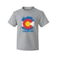 thumbnail image 1 of Inktastic Graffiti Colorado State Flag Youth T-Shirt, 1 of 5
