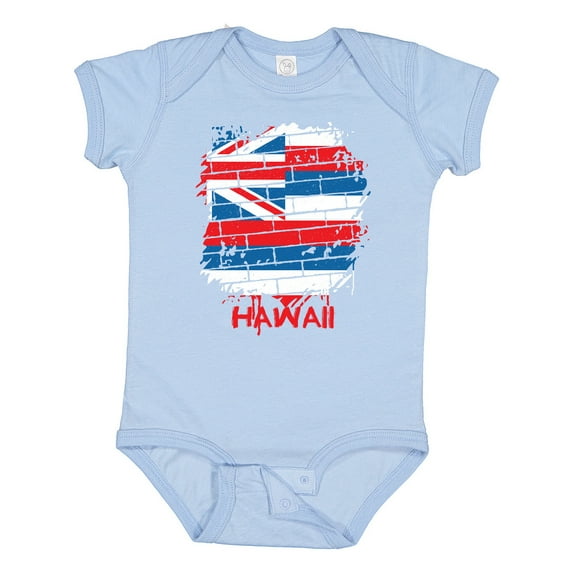 Inktastic Graffiti Hawaii State Flag Boys or Girls Baby Bodysuit