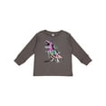 thumbnail image 1 of Inktastic Graffiti Paint Splatter T-rex Boys or Girls Long Sleeve Toddler T-Shirt, 1 of 5