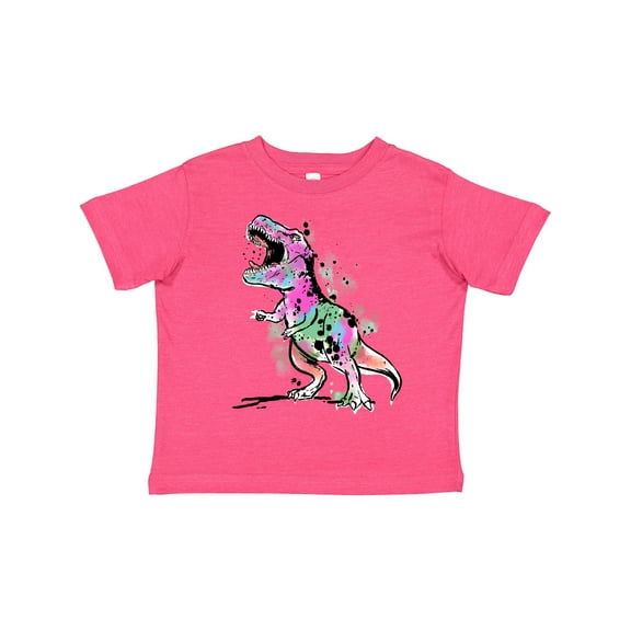 Inktastic Graffiti Paint Splatter T-Rex Boys or Girls Toddler T-Shirt