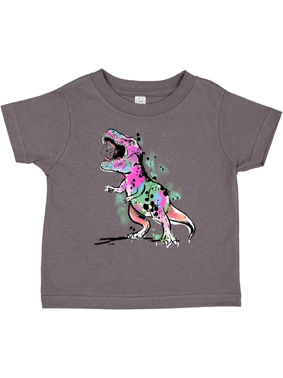 Graffiti Paint Splatter T-Rex Boys or Girls Toddler T-Shirt