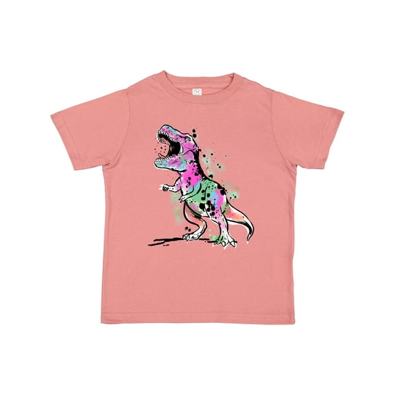 Inktastic Graffiti Paint Splatter T-Rex Boys or Girls Toddler T-Shirt