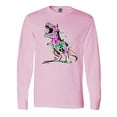 thumbnail image 1 of Inktastic Graffiti Paint Splatter T-rex Long Sleeve T-Shirt, 1 of 5