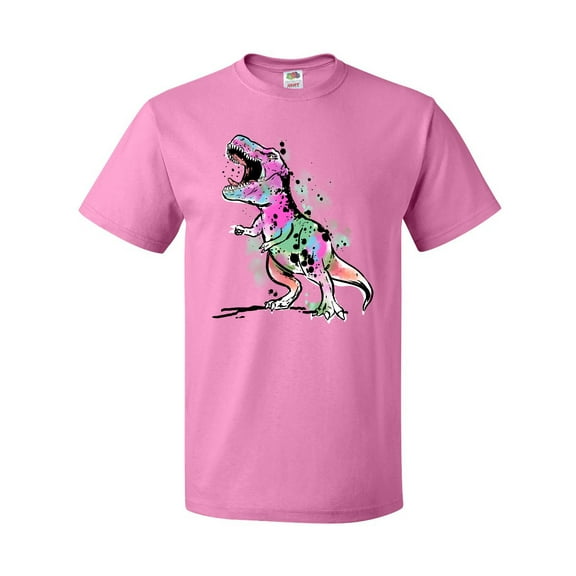 Inktastic Graffiti Paint Splatter T-Rex T-Shirt