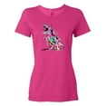thumbnail image 1 of Inktastic Graffiti Paint Splatter T-Rex Women's T-Shirt, 1 of 5