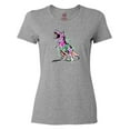 thumbnail image 1 of Inktastic Graffiti Paint Splatter T-Rex Women's T-Shirt, 1 of 5