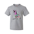 thumbnail image 1 of Inktastic Graffiti Paint Splatter T-Rex Youth T-Shirt, 1 of 5